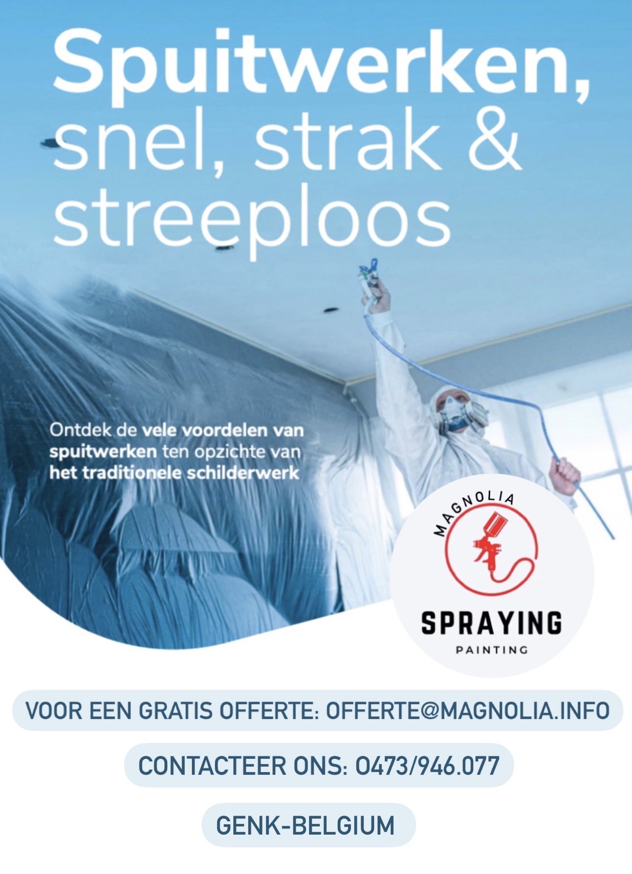 industrieel schilders Genk MAGNOLIA schilder service